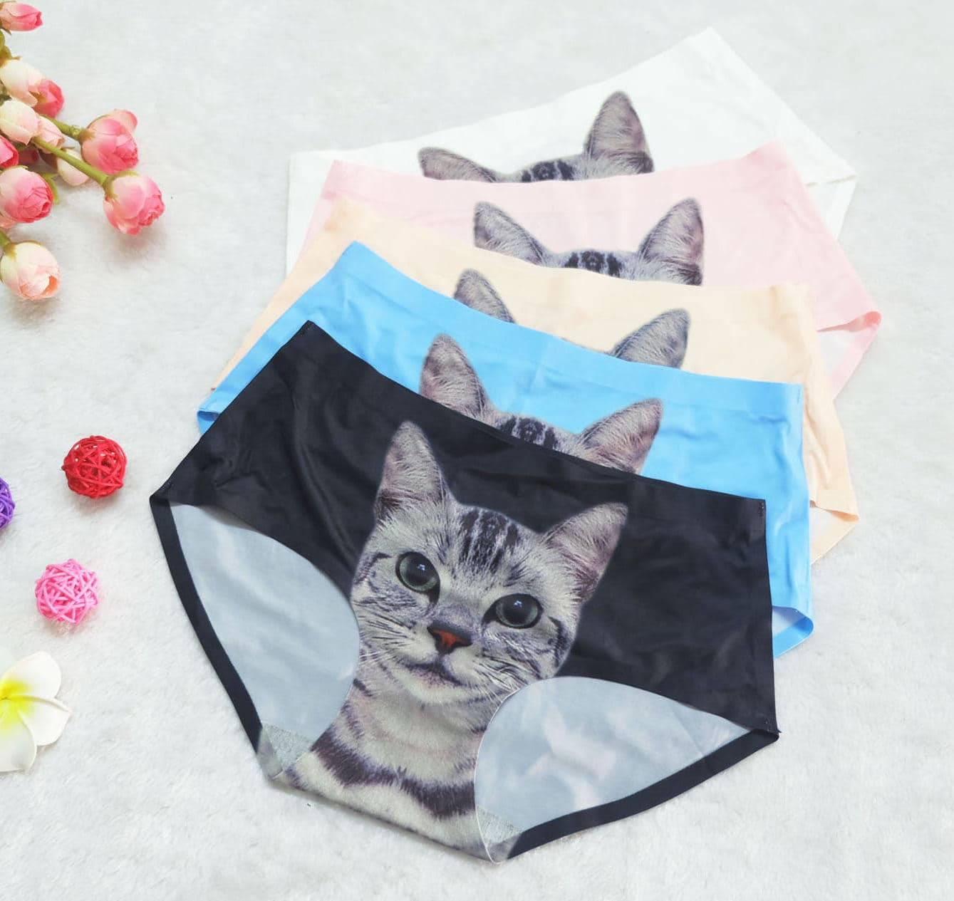 New Design  Ladies Printing 3D Cat Underpants